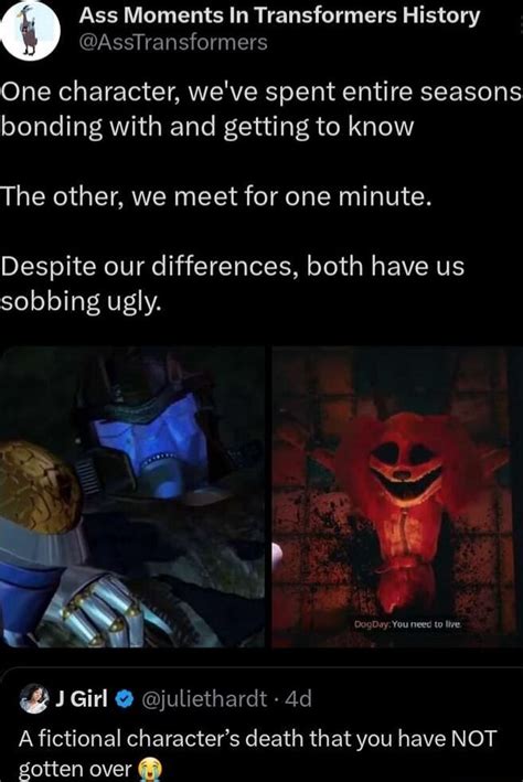 Ass Moments In Transformers History AssTransformers One Character We Ve Spent Entire Seasons