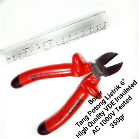 Jual Boxer Inch Vde Insulated Diagonal Cutting Pliers Tang Potong