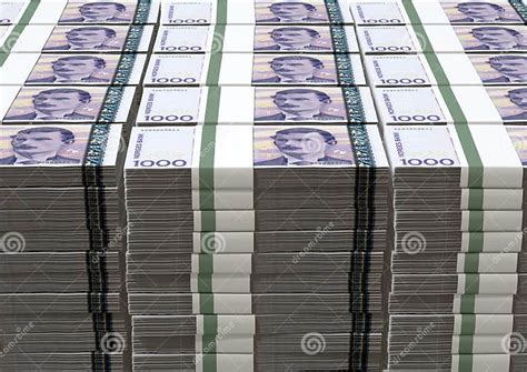 Norwegian Krone Notes Bundles Stack Stock Image Image Of Capital