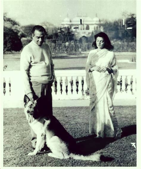 His Highness Maharajadhiraj Sir Sawai Man Singhji Ii With His Wife Her