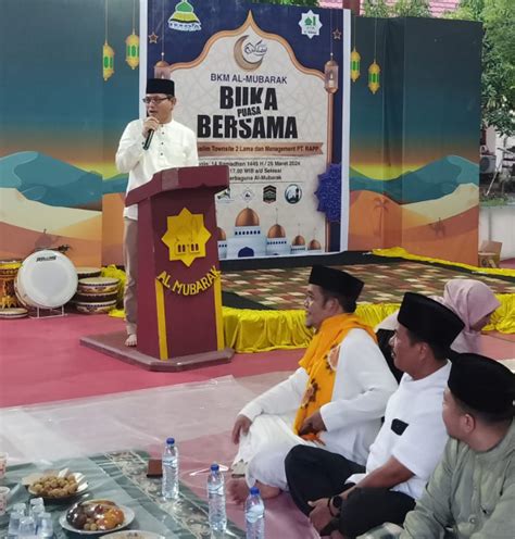 Ratusan Warga Muslim Townsite II Komplek RAPP Gelar Buka Puasa Bersama