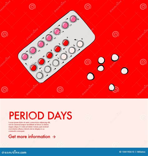 Pack Of Birth Control Pills Blister Of Oral Hormonal Medicines For