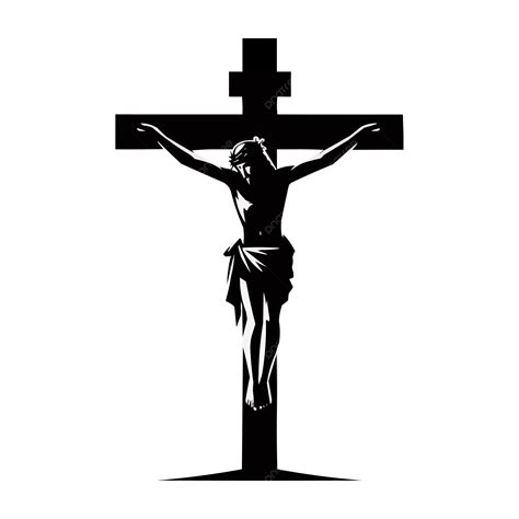 Jesus Crucified On Cross Silhouette Jesus Crucified Cross Png