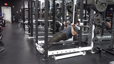 Barbell Inverted Row Supinated Grip Youtube