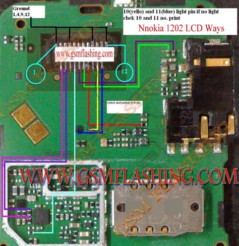 Nokia 120216615030 Lcd Jumper Solution And Lcd Ways Gsm Flashing