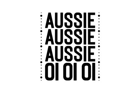 AUSSIE AUSSIE AUSSIE OI OI OI SVG Cut file by Creative Fabrica Crafts · Creative Fabrica