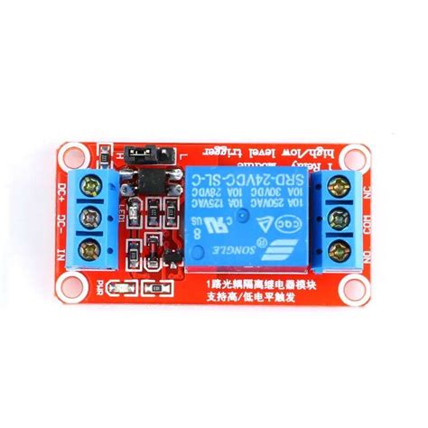 Relay Module 1 Channel 24V High Low Level Trigger Makers Electronics