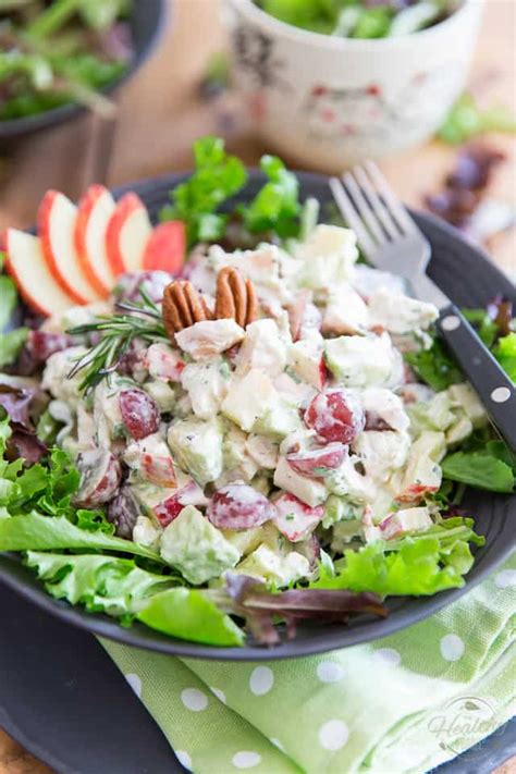 Chicken Waldorf Salad • The Healthy Foodie