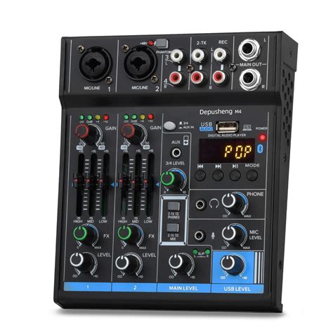 Professionelle Kanal Audio Interface Mini Mixer Usb Bluetooth