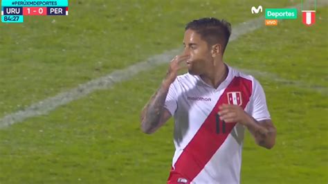 Perú vs Uruguay el remate de Alejandro Hohberg ante el equipo