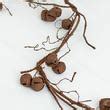 Primitive Rusty Tin Jingle Bells Garland Winter Holiday Garlands