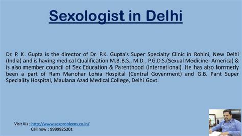 Ppt Sexologist In Delhi Powerpoint Presentation Free Download Id7480651