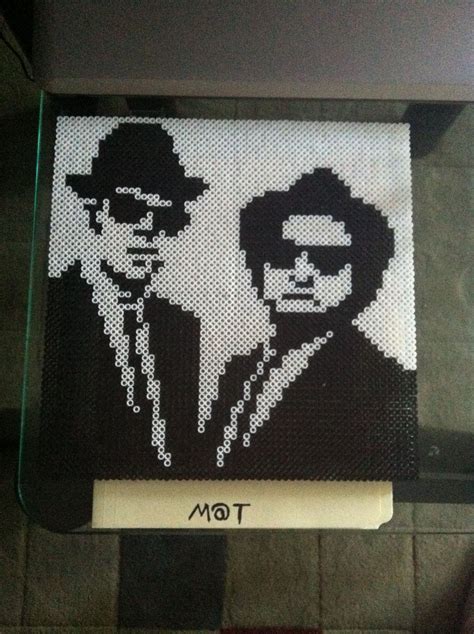 Sa Blues Brothers Perler Beads By Mathew Dyer Hama Beads