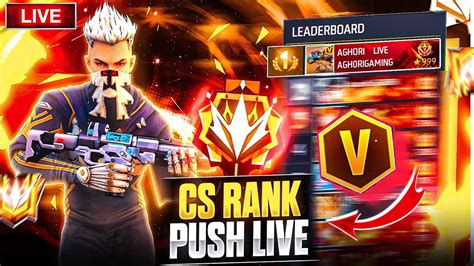 Free Fire Live Cs Rank Push To Top Grandmaster Freefirelive