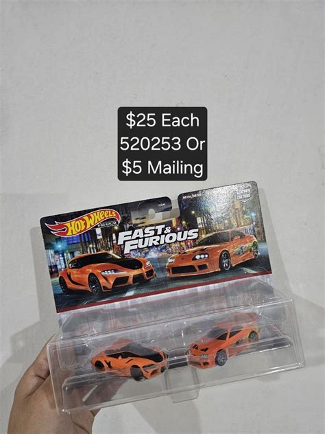 Hot Wheels Fast And Furious Toyota Supra Premium 2 Pack Hobbies Toys Toys Games On Carousell