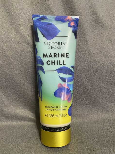 Victorias Secret Marine Chill Body Lotion Fresh Pear Aqua Woods Cool