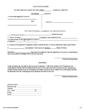 Fillable Online Circuitclerk Co Jackson Il Shows The Court Fax