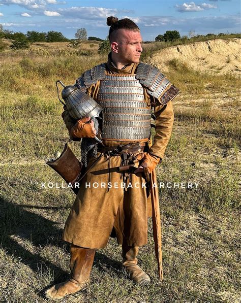 Avar Warrior Th Century Lamellar Armour Avar Lamellar Helmet And