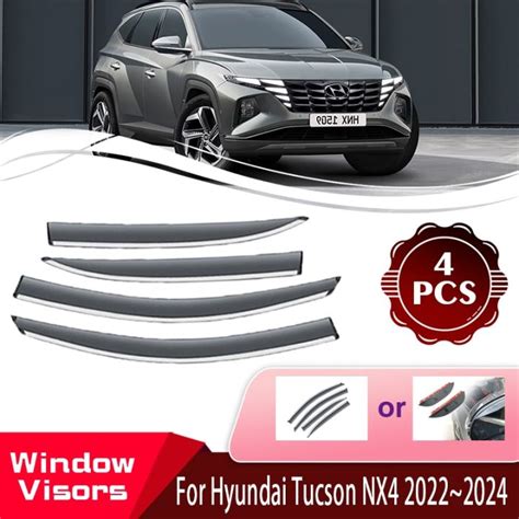 Window Visors For Hyundai Tucson Tu Són NX4 2022 2023 2024 Car Window