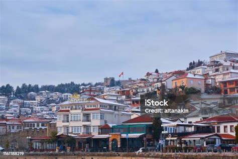 Ohrid City And Ohrid Lake In The Winter Stock Photo - Download Image Now - Ancient, Antique ...