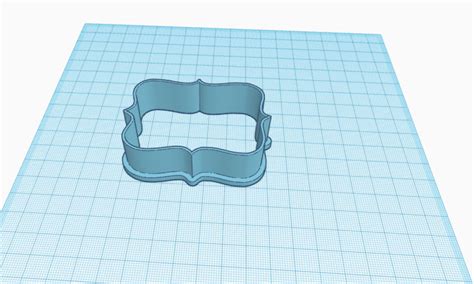 Stl File Cookie Cutter Cookie Cutter With Picture Frame Shape Model