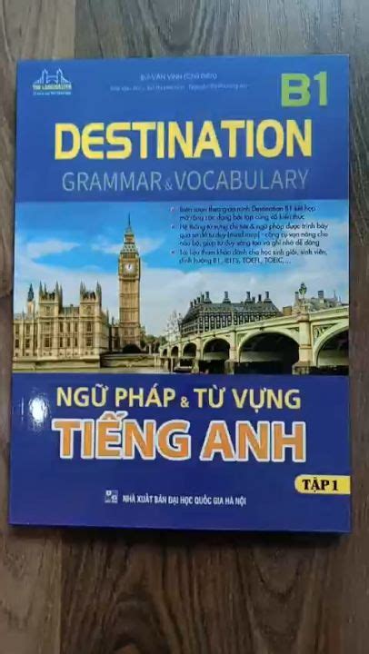 Sách Destination B1 Ngữ Pháp Và Từ Vựng Tiếng Anh Tập 1 Lazadavn