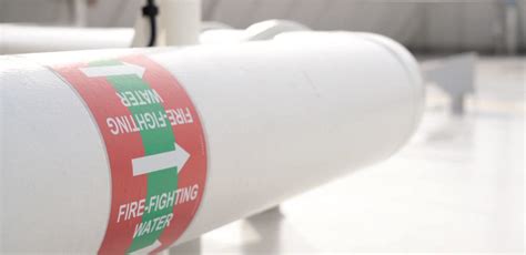 Maritime Pipe Marking Acc To ISO 14726 Offshore Platforms Ships