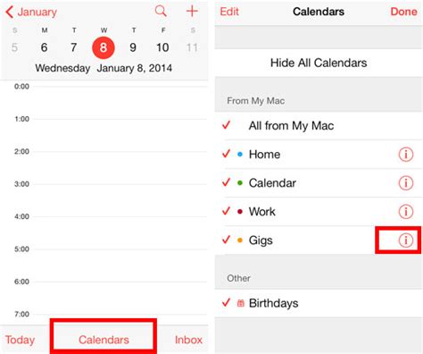 Add And Delete Calendars On The Iphone With Ios The Iphone Faq