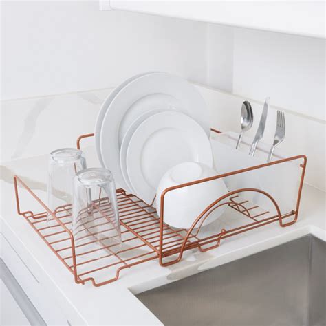 Smartdesign Smart Design Expandable Dish Drainer Drying Rack And Reviews Wayfair