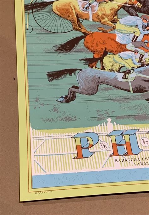 Phish Concert Poster Saratoga Springs Rich Kelly Limited Edition Screen