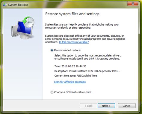 How To Use System Restore In Windows Vista And Windows