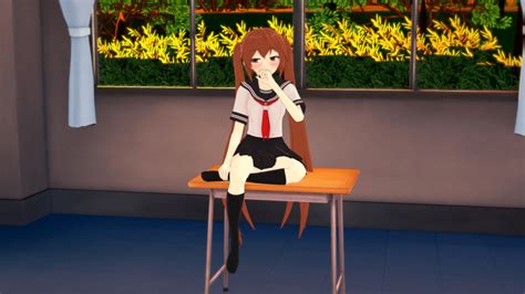 Rule 34 Barefoot Black Socks Blush Brown Hair Desk Female Legwear Looking Away No Shoes On Top