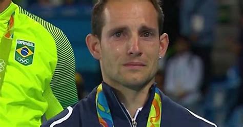 Renaud Lavillenie In Tears As The Crowd Booed Him During The Medal