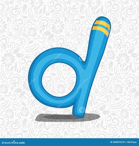 Alphabet Small Letter D Latter Art Alphabet Vector Font Vector