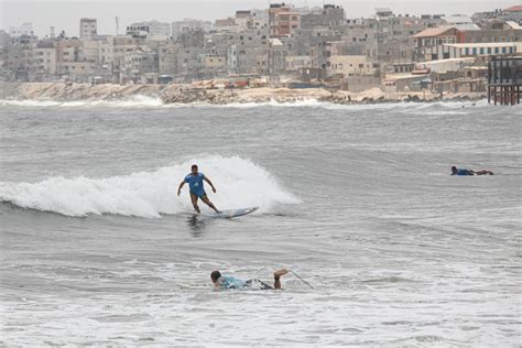 Gaza Beach Comes to Life as Palestine Launches First Surfing ...