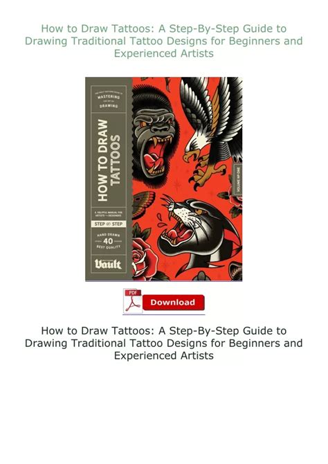 Ppt Pdf Read⚡ How To Draw Tattoos A Step By Step Guide To Drawing