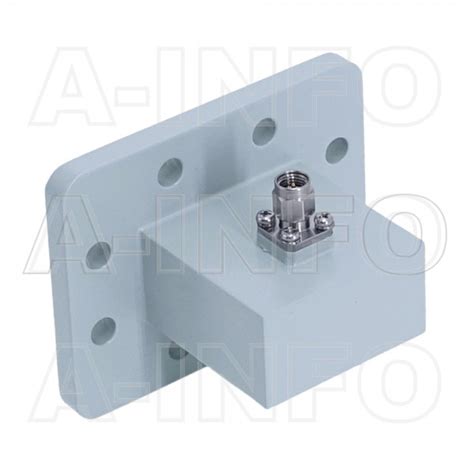 159WCASM Right Angle Rectangular Waveguide To Coaxial Adapter 4 9 7