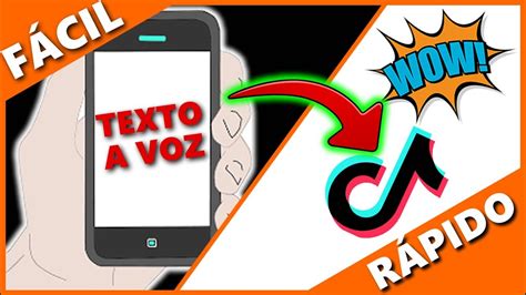 Como Convertir El Texto A Voz O Audio En Tiktok Paso A Paso Youtube