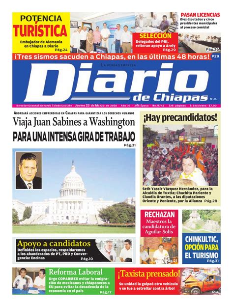 Diario De Chiapas By Daniel Muñoz Issuu