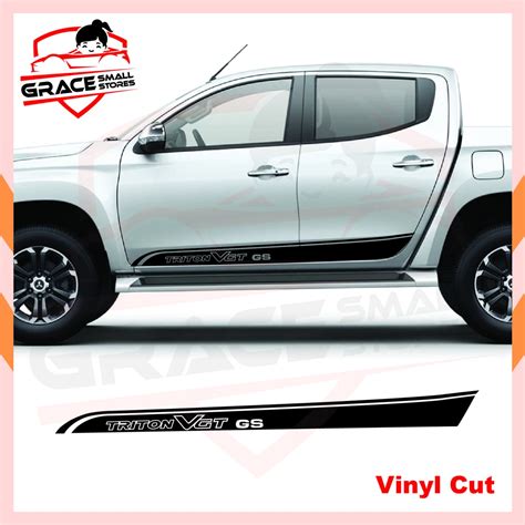 Mitsubishi Triton Body Sticker Original Design Side Body Sticker