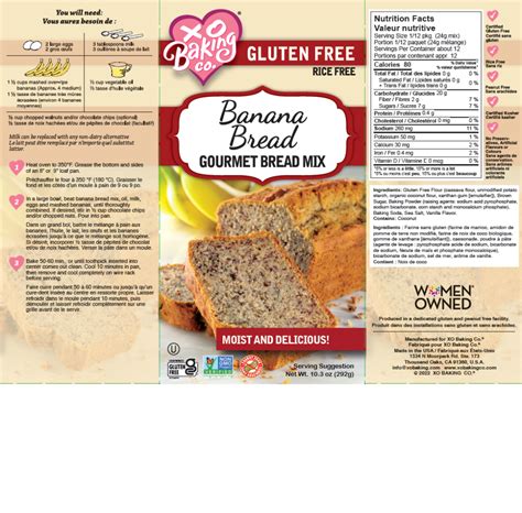 Banana Bread Mix - XO Baking Co