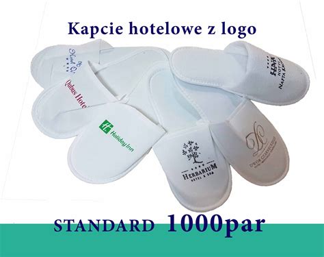 Kapcie Hotelowe Standard Jednorazowe Z Logo 1000p 7129737539 Allegro Pl