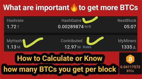 How To Know How Many Btcs You Mine In Block Or Per Block Satoshi