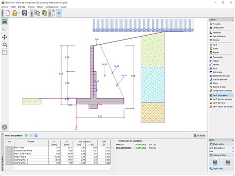 Muro De Mampostería Geo5 Software Geotécnico