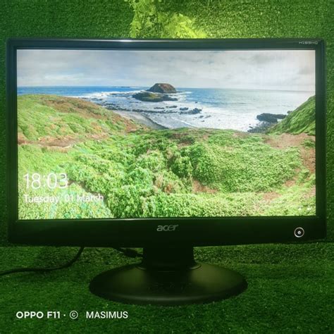 Jual Lcd Monitor Komputer Acer Inch Wide G Hqv Jakarta Selatan