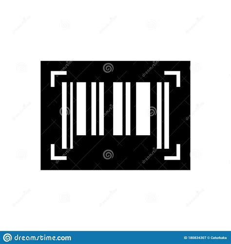 Bar Code Icon Flat Vector Template Design Trendy Stock Vector