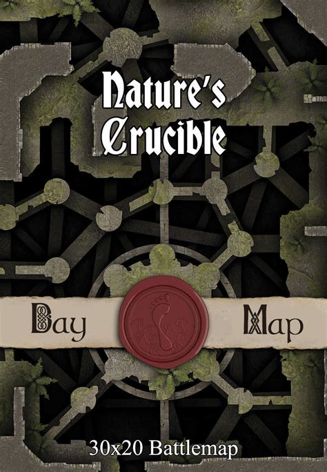 X Battlemap Natures Crucible Seafoot Games Ruins Dungeons