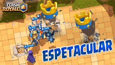 Jogo Espetacular A Virada Mais Inacredit Vel Do Clash Royale Youtube