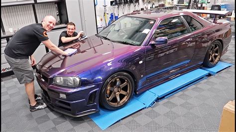 Detailing The Worlds Most Expensive R34 GTR Midnight Purple III Z Tune