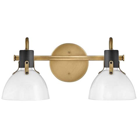 Hinkley Argo 7 12 High Heritage Brass 2 Light Wall Sconce 481e2 Lamps Plus